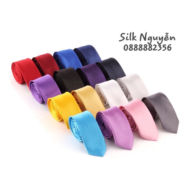 Cà Vạt Kỷ Yếu , Cavat Học Sinh Bản Nhỏ 5Cm