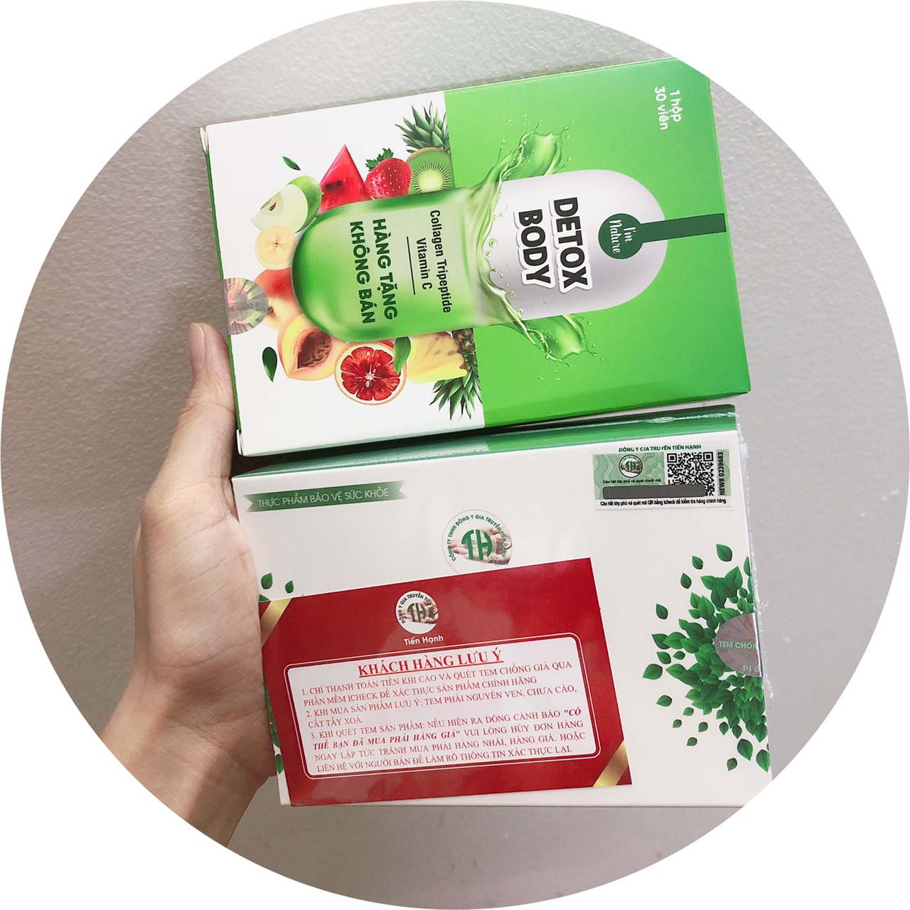 Trà giảm cân TIẾN HẠNH tặng kèm 30 viên detox chính hãng