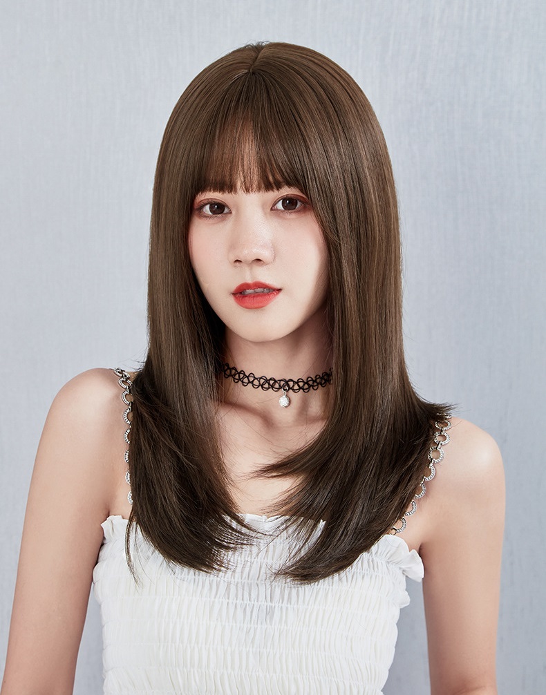 Tóc giả nguyên đầu 513 💖FREESHIP💖 tóc giả nữ cả bộ nguyên đầu, tóc giả layer cả đầu nữ, tóc bộ nữ layer