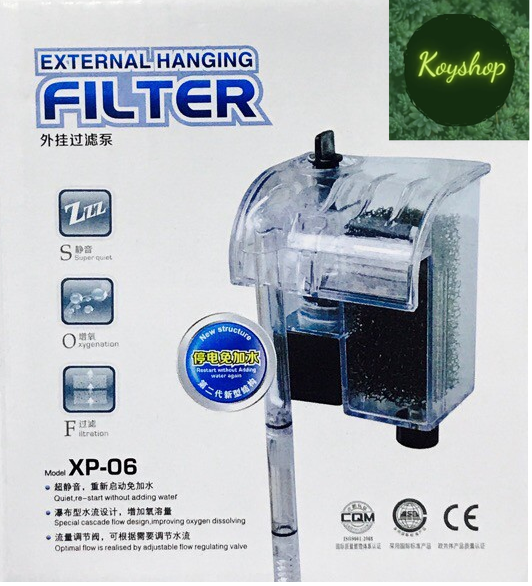 Hoàn Tiền 10% Máy lọc thác bể cá FILTER XP-06, XP03