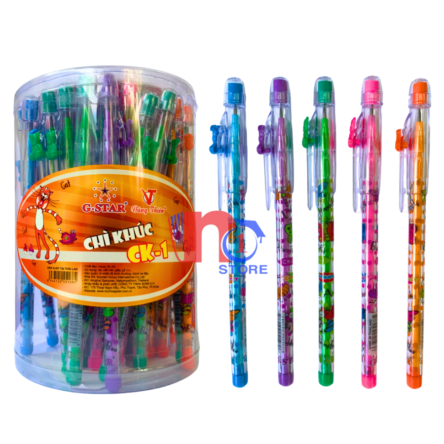 10 cây bút chì khúc thái lan g-star ck01 - no.1 store