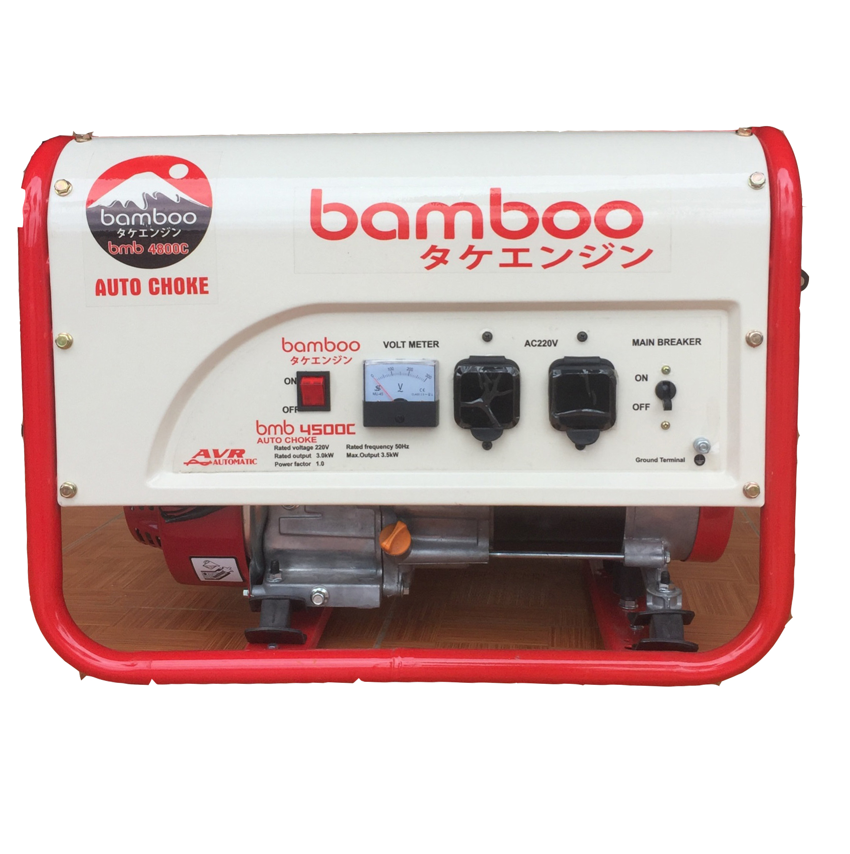 Máy phát điện chạy xăng 3.5kw bamboo 4800c
