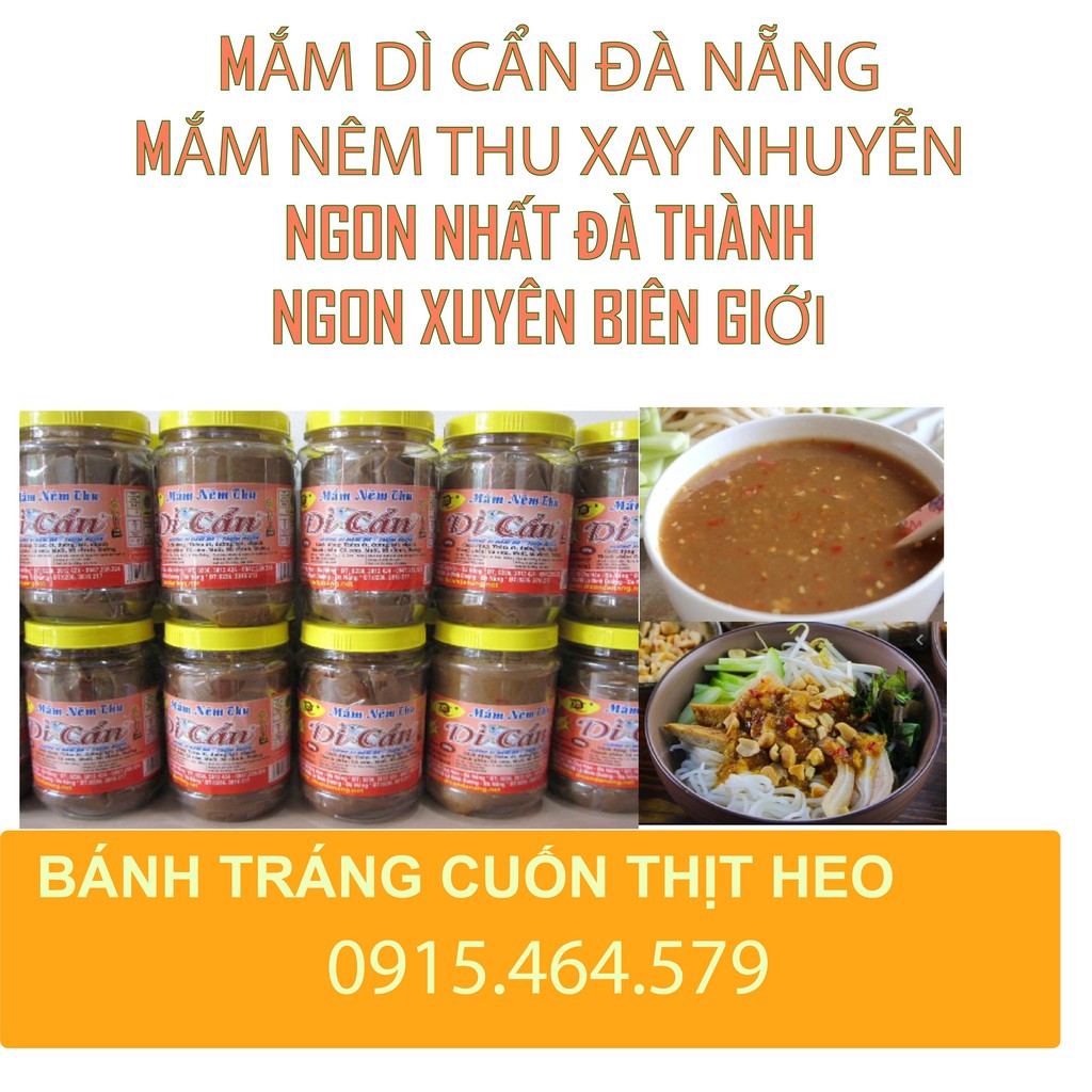 Mắm nêm cá cơm dì cẩn hộp đặc biệt siêu ngon 500gr