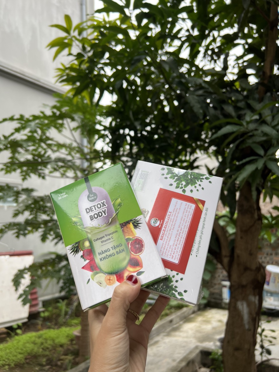 Giảm cân tiến hạnh tặng kèm 30v detox