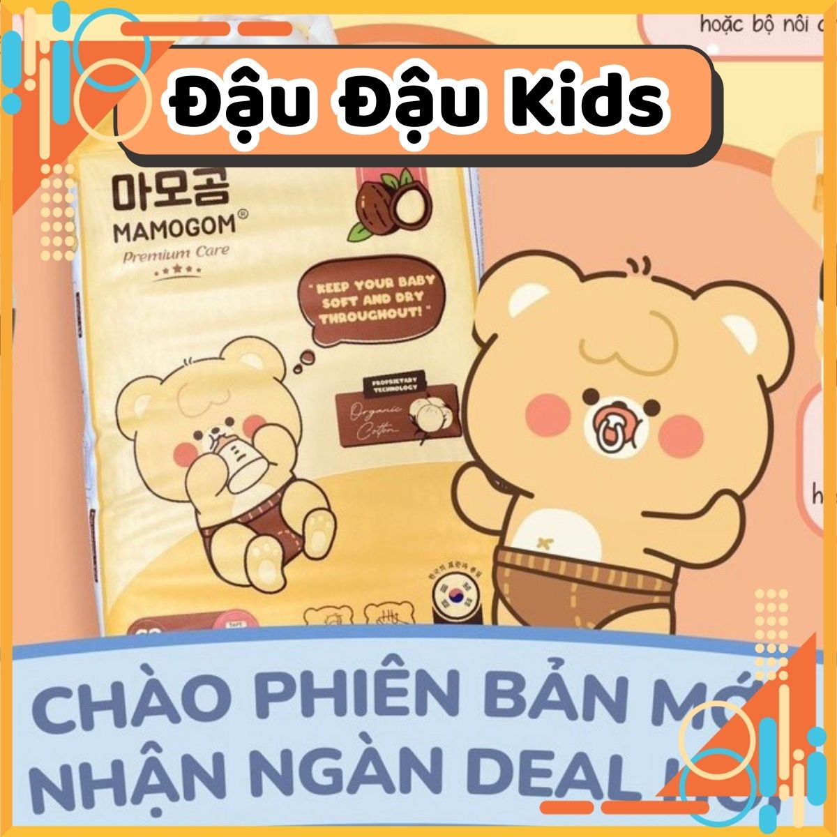 Bỉm dán/quần mamogom nội địa hàn + quà tặng các size cho bé.