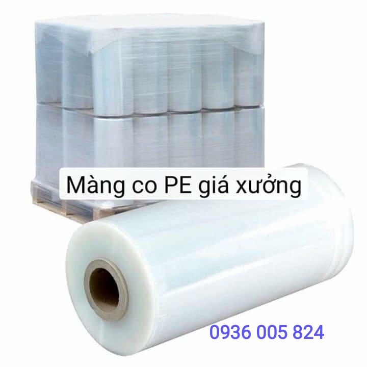 Màng chít, Màng PE, màng cuốn nilon khổ 50cm x 3kg chống chày xước, chống ẩm ướt