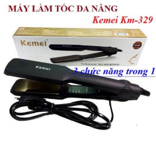 Máy uốn tóc KEMEI 329 là trợ thủ đắc lực giúp bạn có kiểu tóc xoăn tự nhiên và bồng bềnh chỉ trong ít phút. Máy được thiết kế nhỏ gọn, tiện lợi mang theo bên mình và sử dụng đơn giản. Bạn sẽ không muốn bỏ qua cơ hội sở hữu máy uốn tóc KEMEI 329 này.