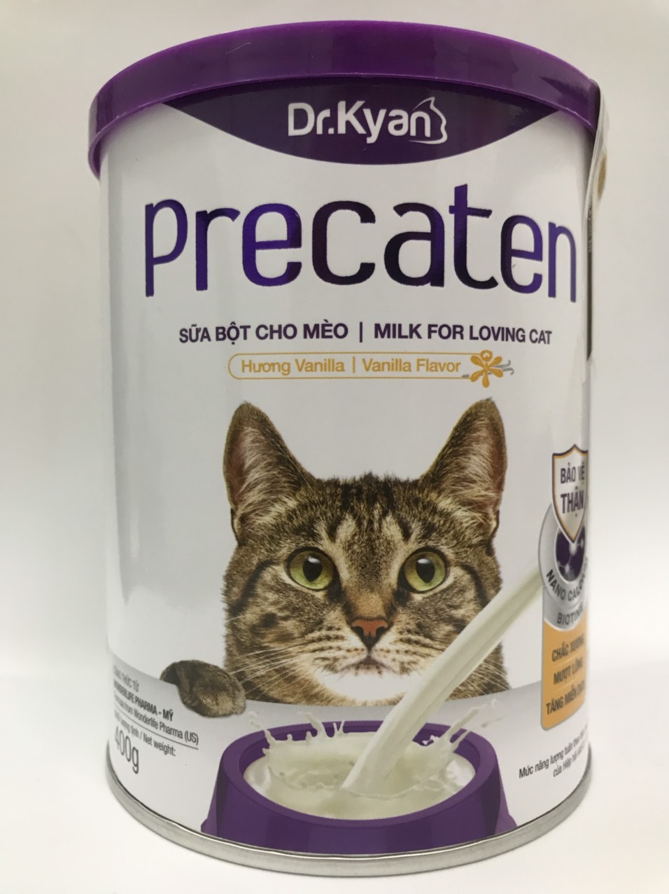 Sữa mèo Precaten Lon thiếc 400g