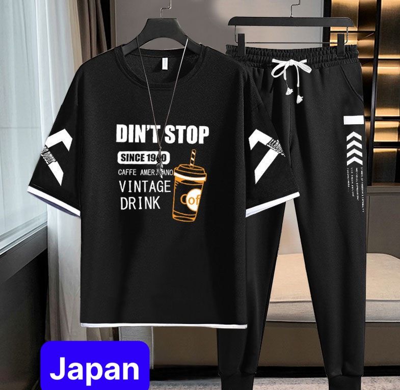  ĐỒ BỘ THỂ THAO CHỮ DONT .STOP DÀI NAM SET ĐỒ BỘ THỂ THAO ĐỒ BỘ TẬP GYM MANG Ở NHÀ VÀ ĐI CHƠI ĐỒ BỘ NAM PHONG CÁCH SANH ĐIỆU - JAPAN FASHION 