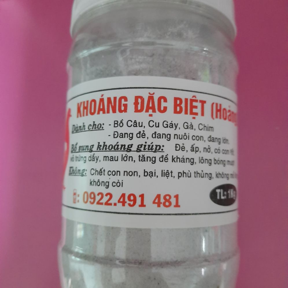 Khoáng cho bồ câu, chim cu 100k/1 kg.