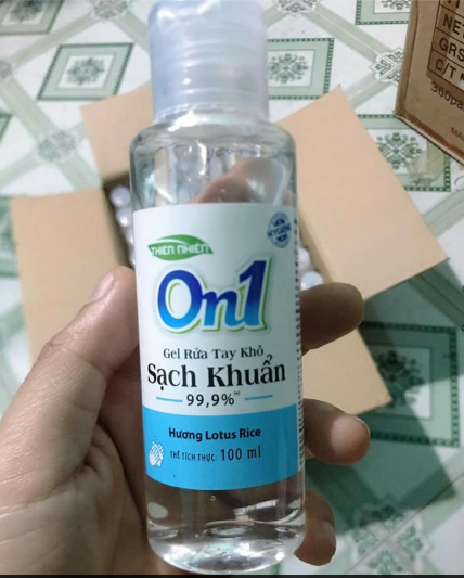 Gel rửa tay khô on1 hương fresh sakura 100ml