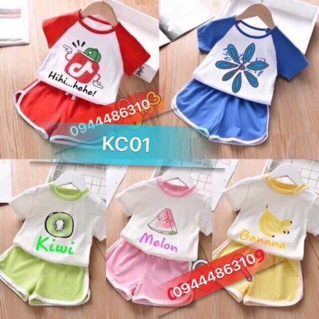 [BÁN LẤY TƯƠNG TÁC] Set 5 bộ ba lỗ chip cho bé - Mẫu KC01