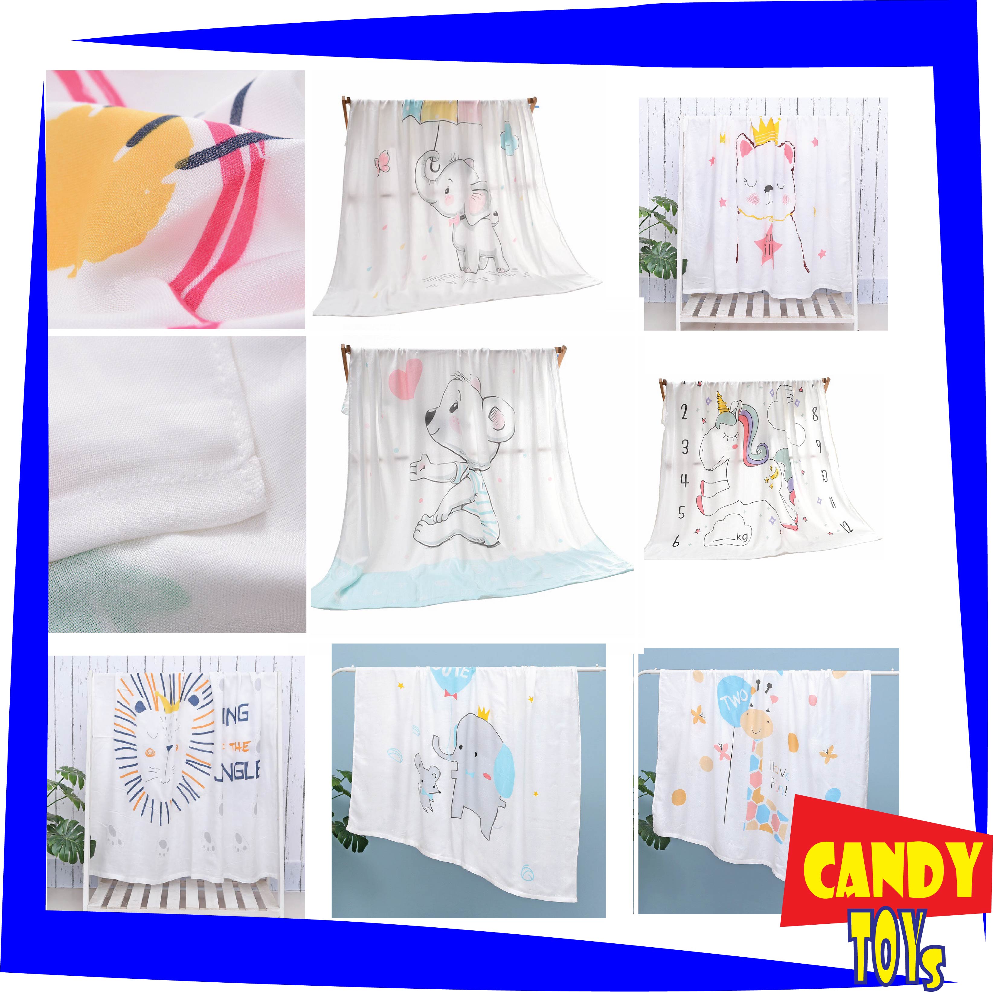 Khăn tắm lụa 4 lớp bằng sợi tre cao cấp cho bé