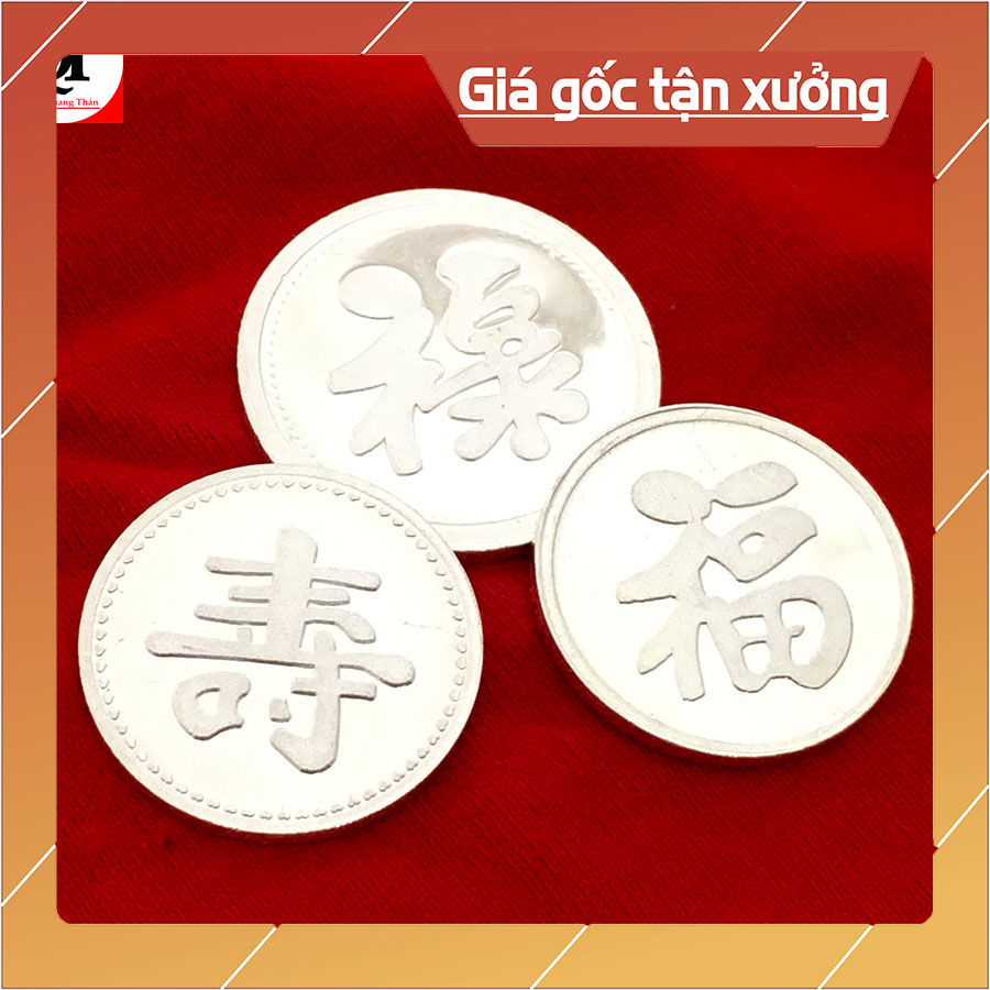 Đồng bạc cạo gió hình tròn chất liệu bạc nguyên chất 99,9% dùng để cạo gió, đánh cảm trang sức Liên Minh