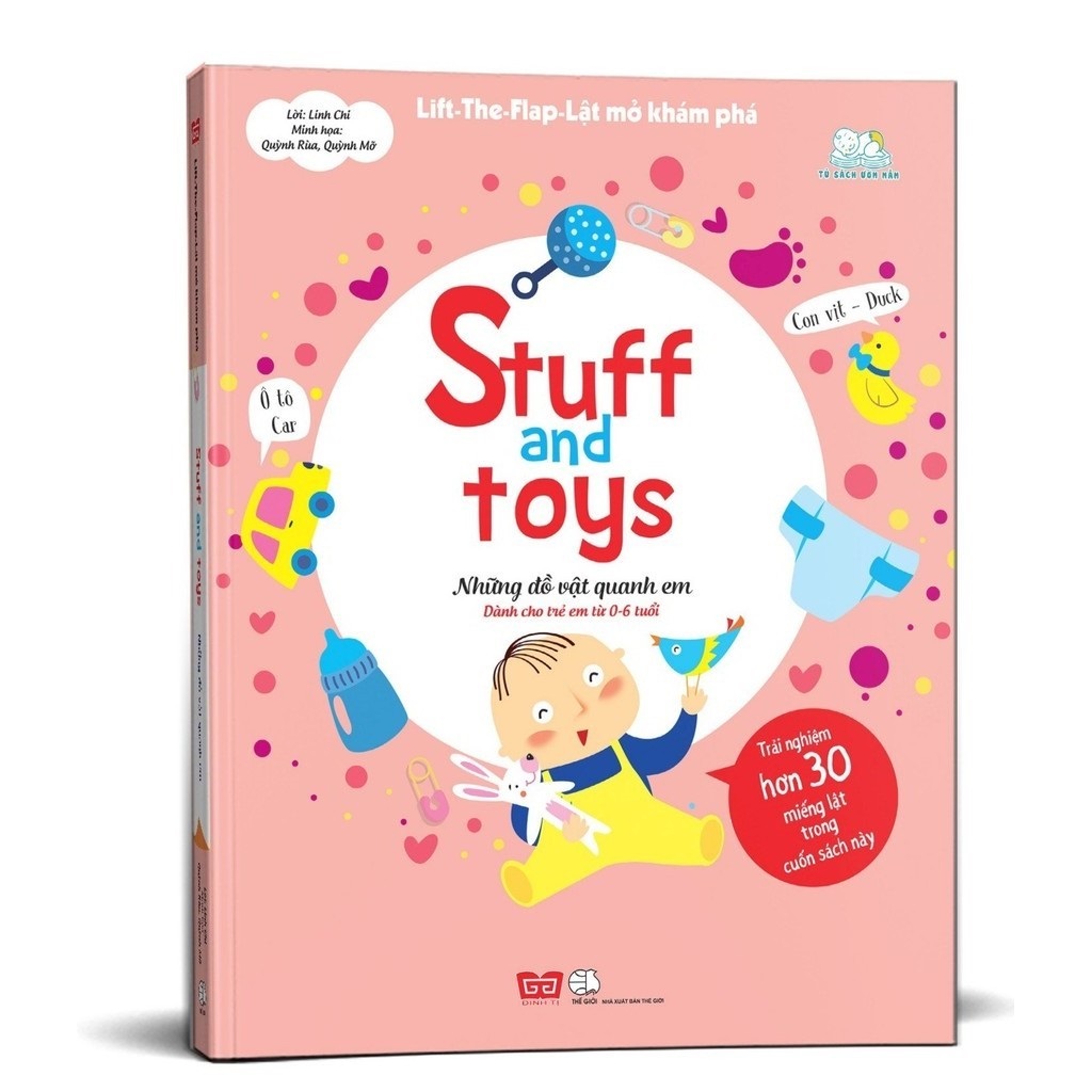Sách - Lift-The-Flap- Lật mở khám phá - Stuff and toys - Những đồ vật quanh em - DT168