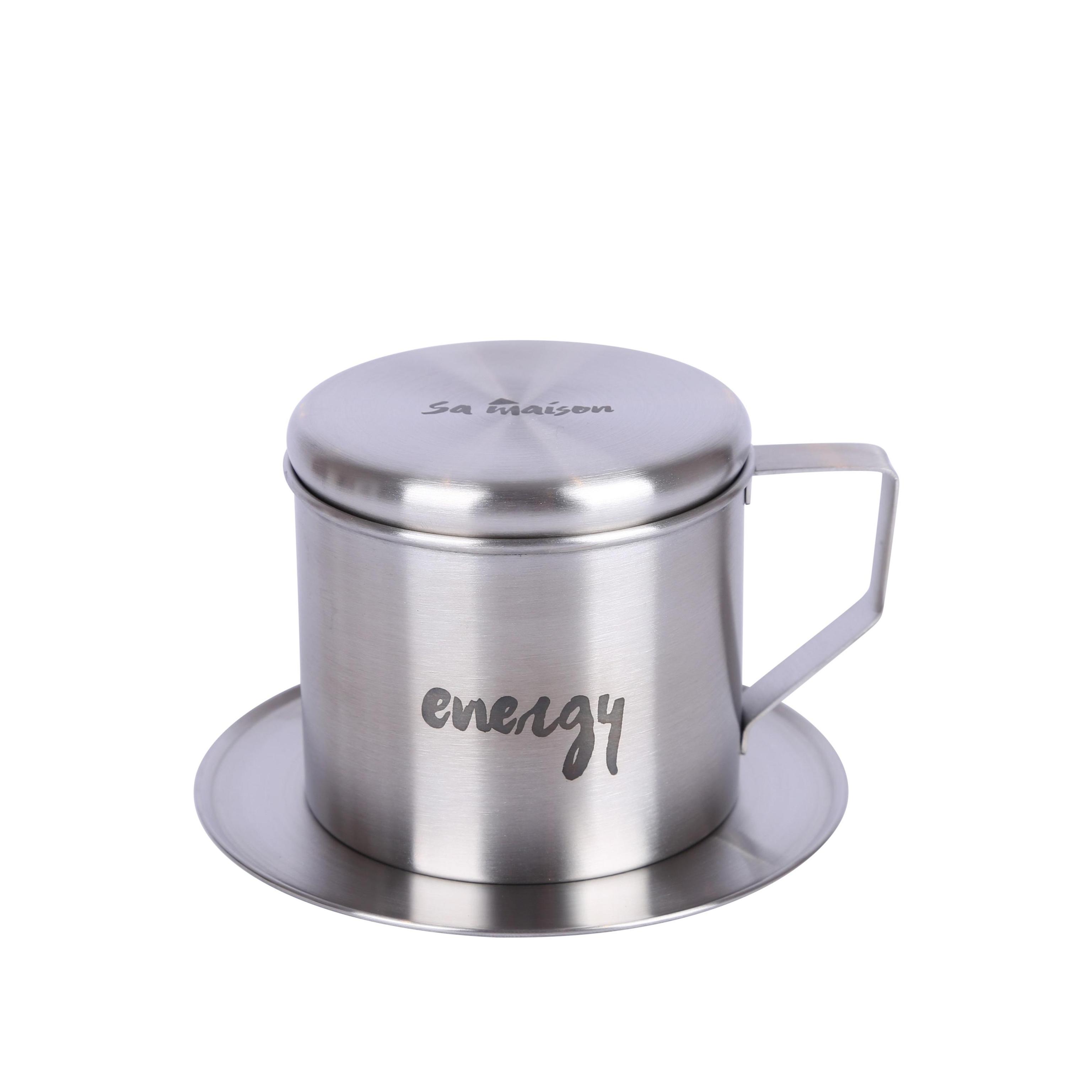 Phin café Sa Maison Energy, chất liệu inox không gỉ