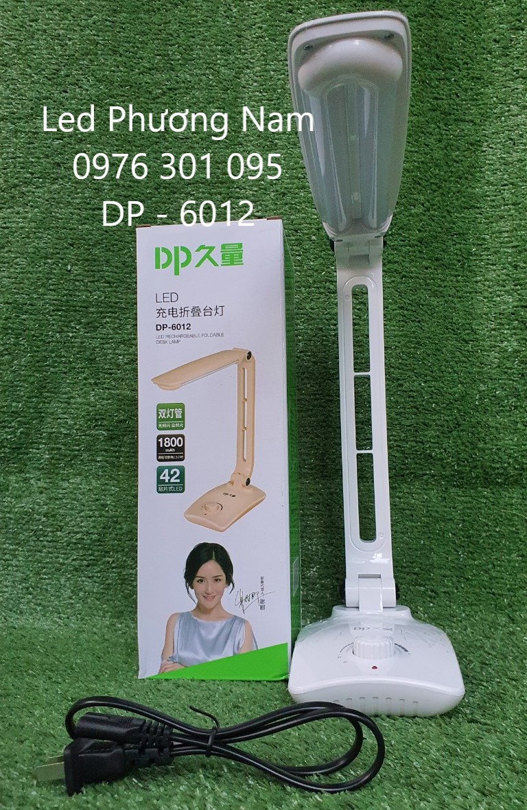 Đèn bàn led sạc điện dp-6012