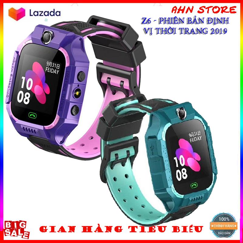Đồng Hồ Định Vị trẻ em Z6, Có Tiếng Việt, Model 2020 Chống Nước, Chức Năng Nghe lén và Chụp Ảnh lén