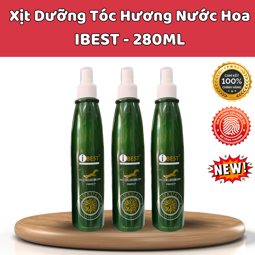 Xịt Dưỡng Tóc Hương Nước Hoa IBEST - 280ml , Giúp tóc thơm và mềm mượt.