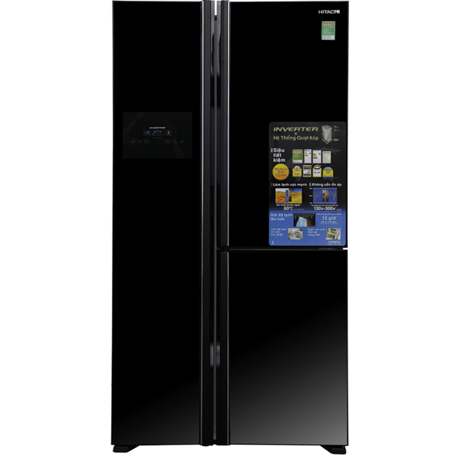Tủ lạnh hitachi inverter 605 lít r-fs800pgv2 gbk