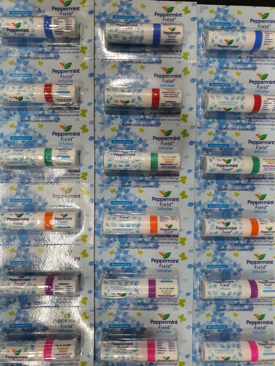 [HCM]6 Ống hít mũi siang pure peppermint hàng chính hãng thái lan