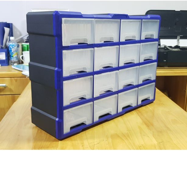 Tủ đựng linh kiện 16 ngăn mã a053 đựng linh kiện điện tử điện thoại đồ chơi lego.
