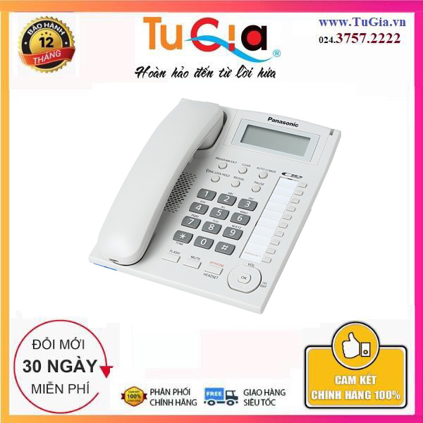 Điện thoại bàn Panasonic KX - TS880MX ( Trắng) - Hàng chính hãng