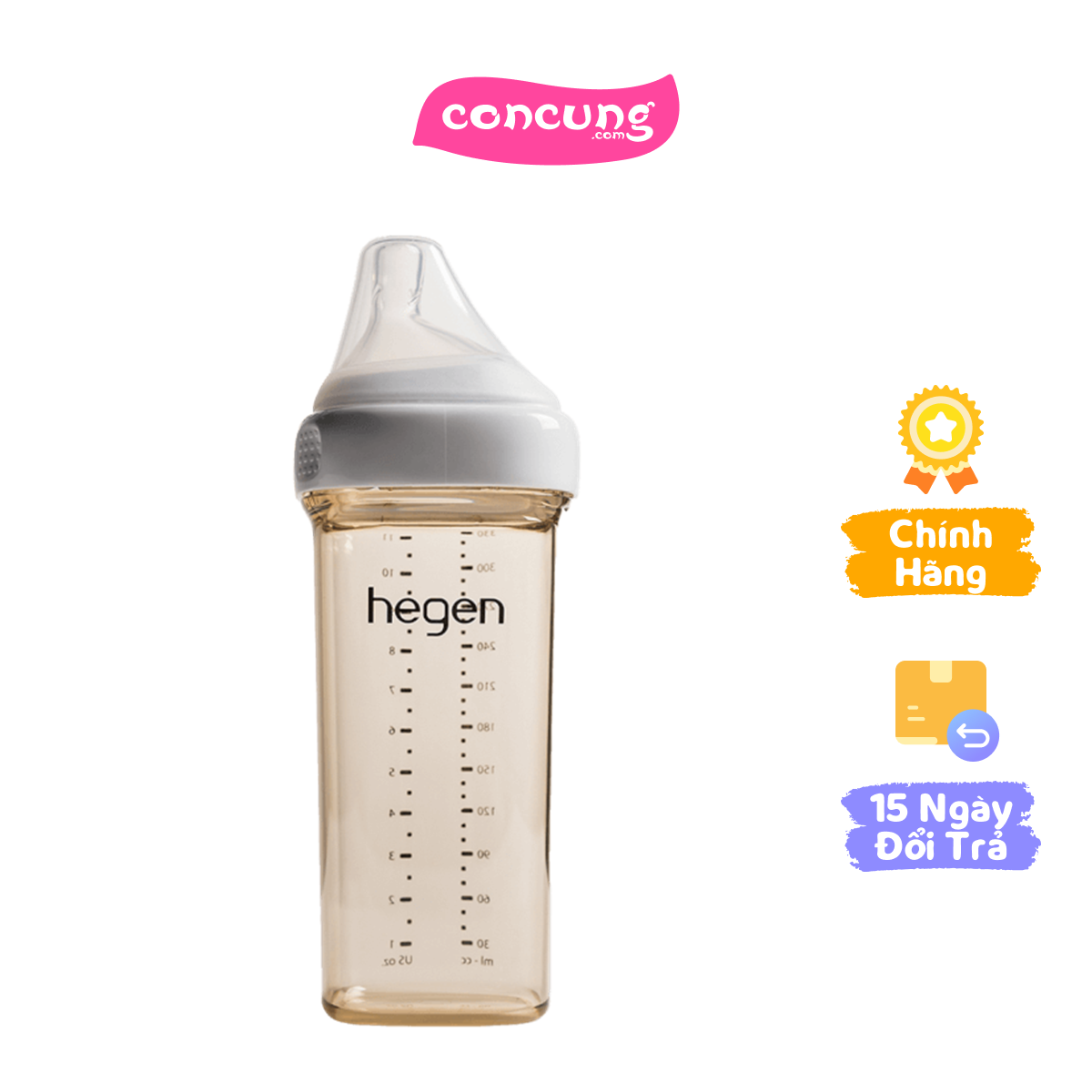 Bình sữa Hegen PPSU 330ml (6M+)