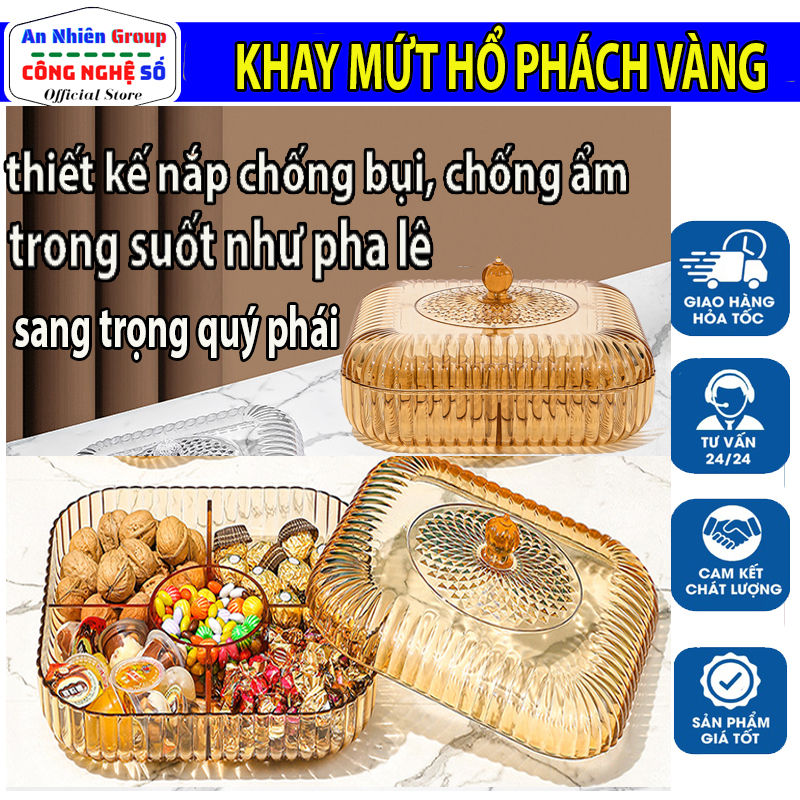 Khay Mứt Tết, Hộp Đựng Mứt Tết, Khay Đựng Bánh Kẹo Hổ Phách, kiểu dáng sang trọng tinh tế, an toàn về chất liệu, khay mứt tết, hộp đựng mứt tết, Khay Mứt, đĩa để hoa quả, bánh kẹo, hộp đựng bánh kẹo,tiện lợi