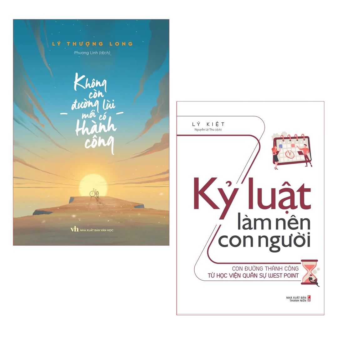 Sách: combo không còn đường lùi mới có thành công + kỷ luật làm nên con người