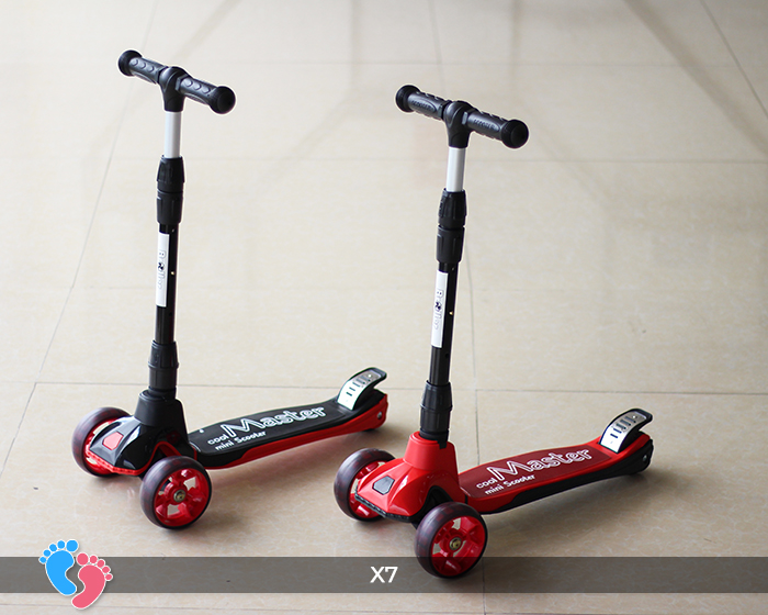 Xe trượt scooter 3 bánh trẻ em broller baby plaza x7