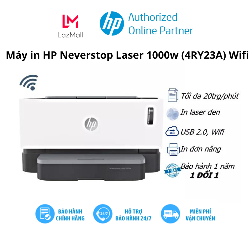 Máy in laser đen trắng HP Neverstop Laser 1000w
