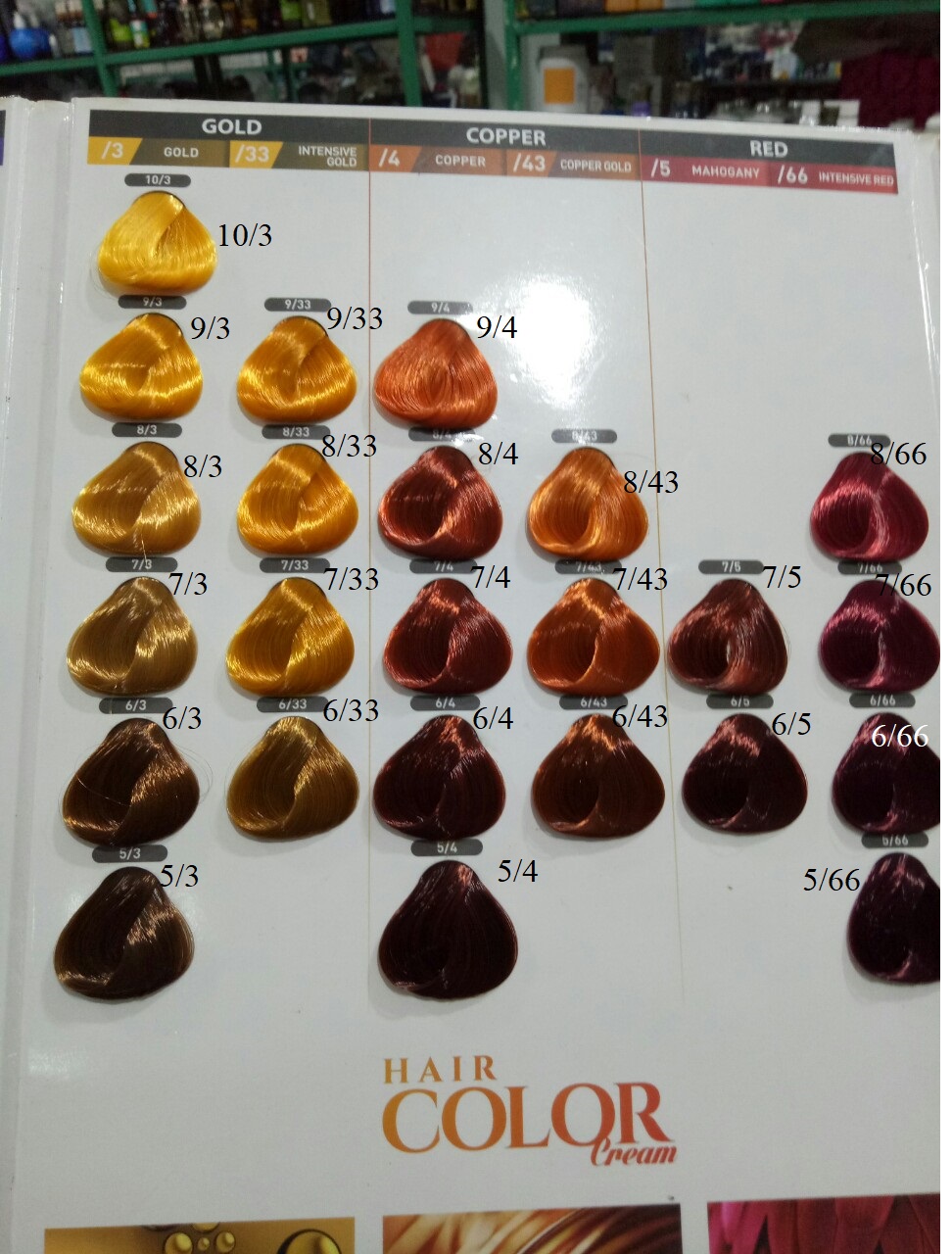 Kem nhuộm tóc hair color cream vàng