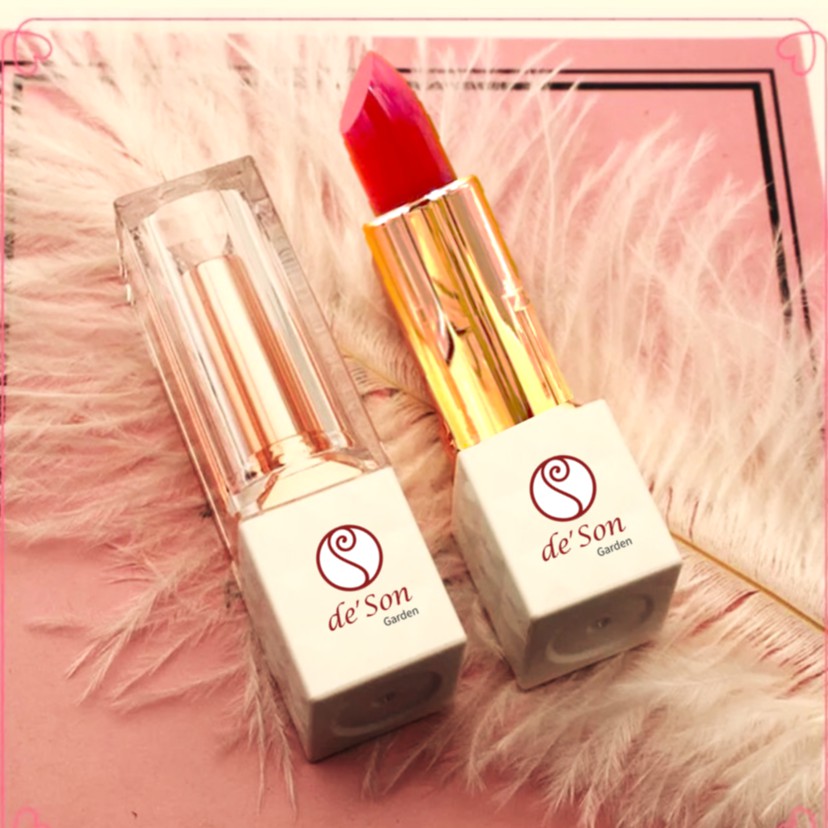 Son thỏi lì handmade matte de' son garden không chì 😍 son hữu cơ sang chảnh mã s09