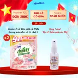 Combo 2 túi Viên giặt xả Mao Bao - Chống nấm mốc và kháng khuẩn 10g*25 viên (Hương mẫu đơn và hổ phách)