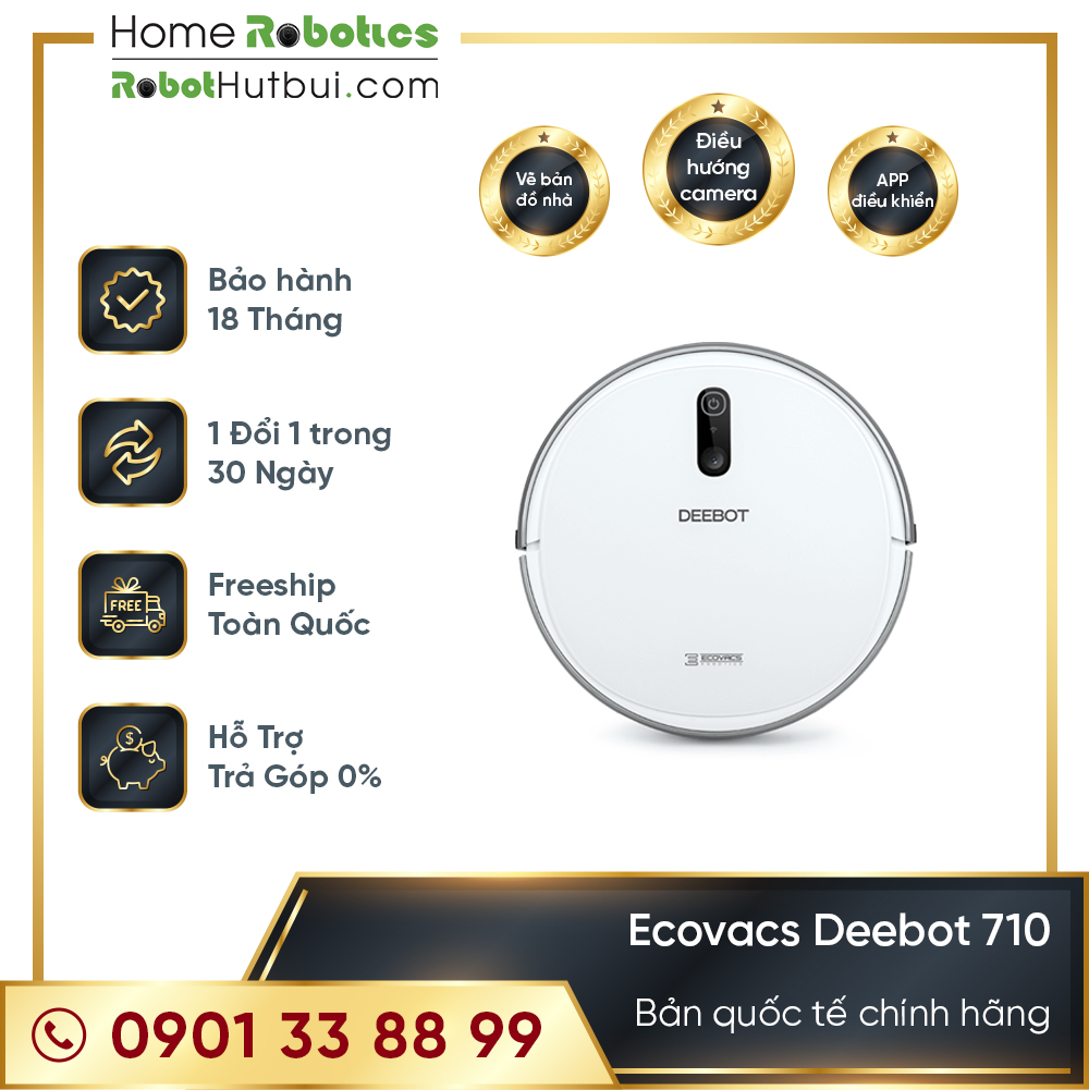 Ecovacs Deebot 710 Bản quốc tế chính hãng