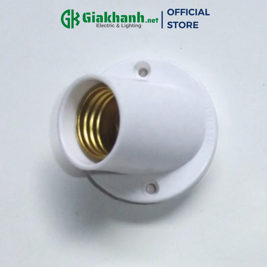 Đui đèn xoáy chống vỡ chịu nhiệt e27