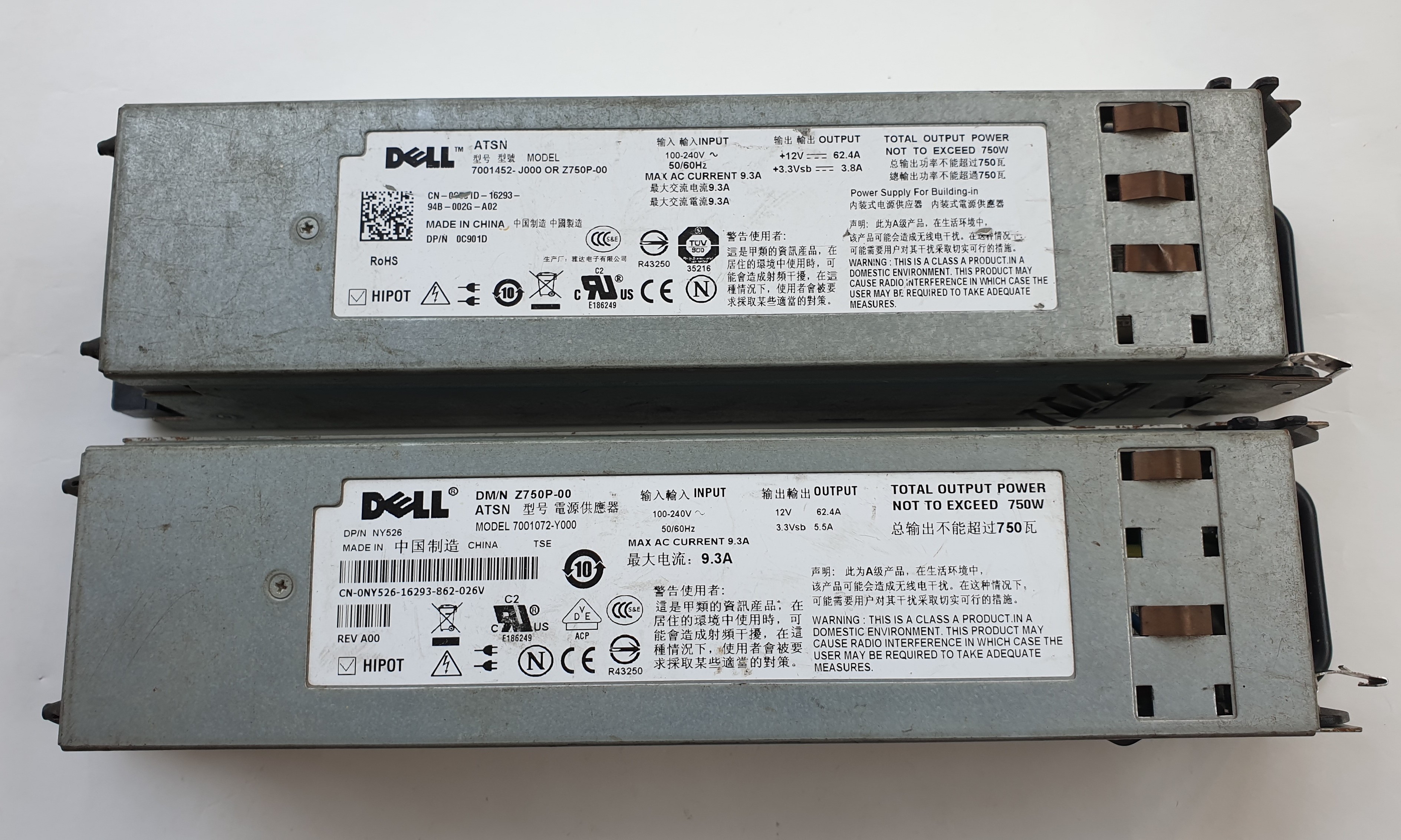 Thanh lý nguồn server dell 750w 12v 62.4a đã kích sẵn