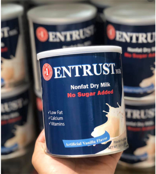 Sữa Entrust dành cho người tiểu đường Entrust Milk 400g MỸ