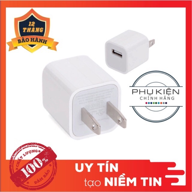 Củ sạc, cóc sạc main zin cho ipod, ipad, iphone 4/4s 5 5s 6/6s 6/6s plus 7/8 7plus /8 plus x xr xs xs max