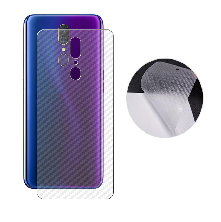 Miếng dán lưng cho OPPO F11 vân Carbon chống vân tay, chống trầy xước