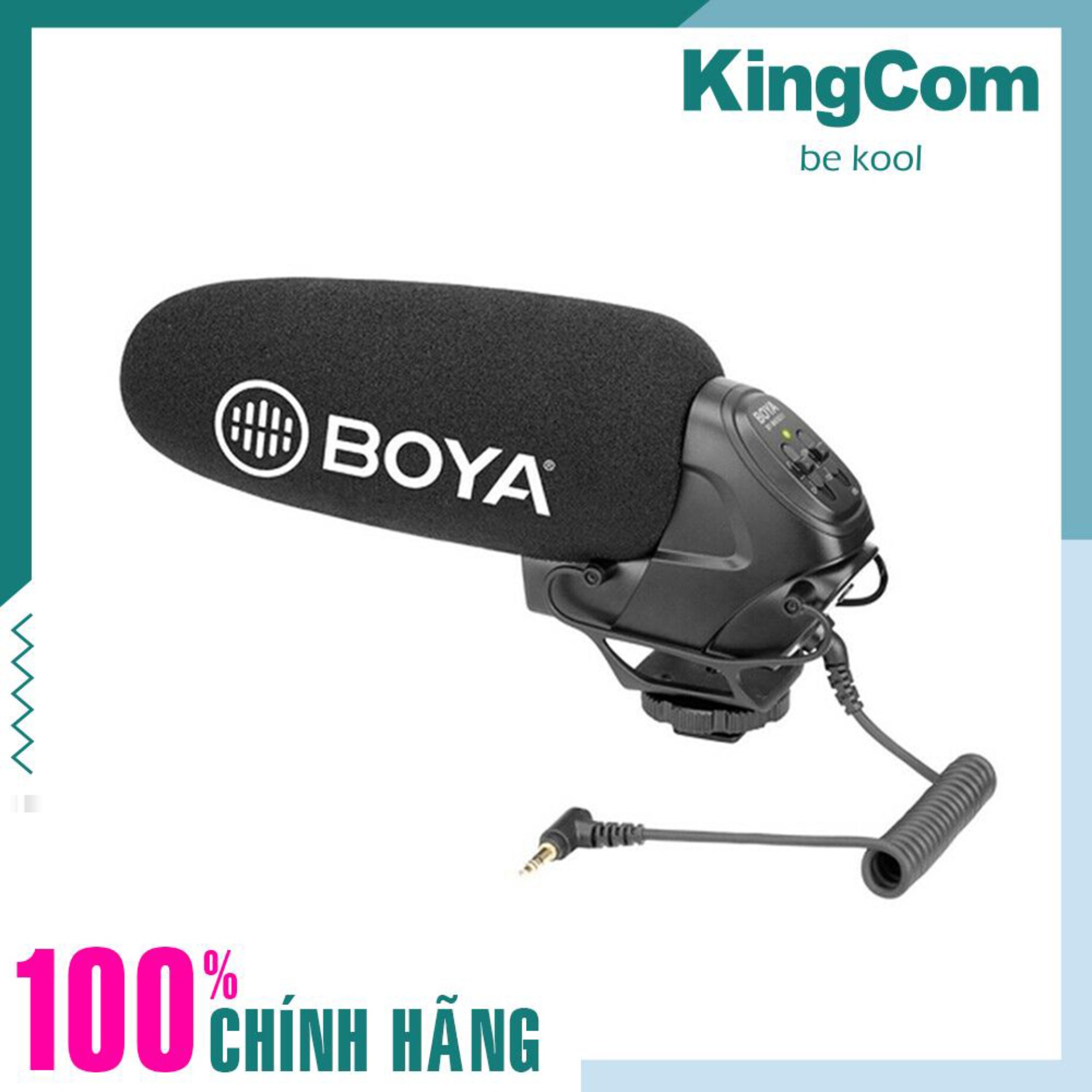 Micro thu âm chuyên nghiệp boya shotgun microphones by-bm3031