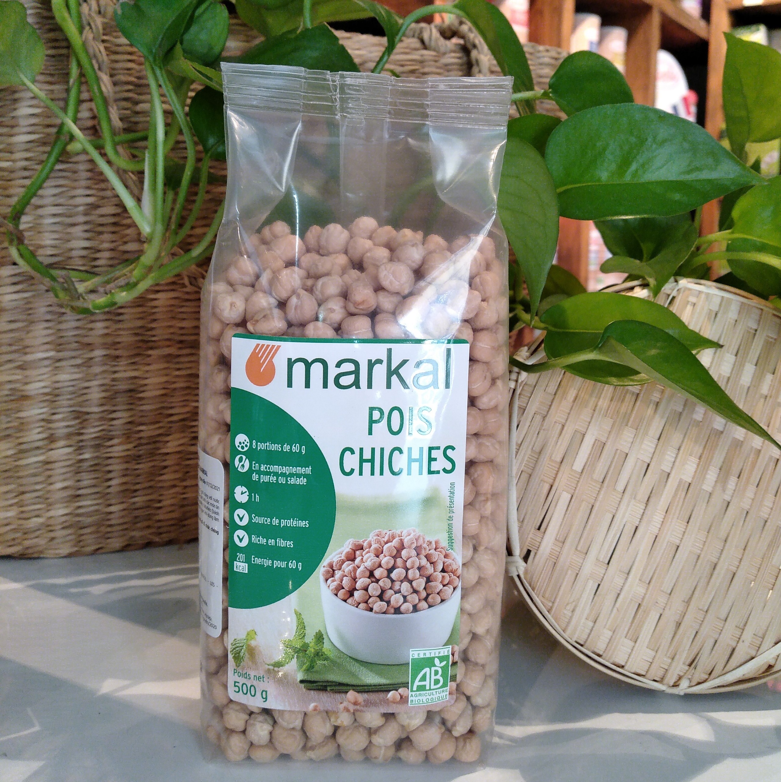 Đậu gà hữu cơ Markal 500g - Leafhouse hcm