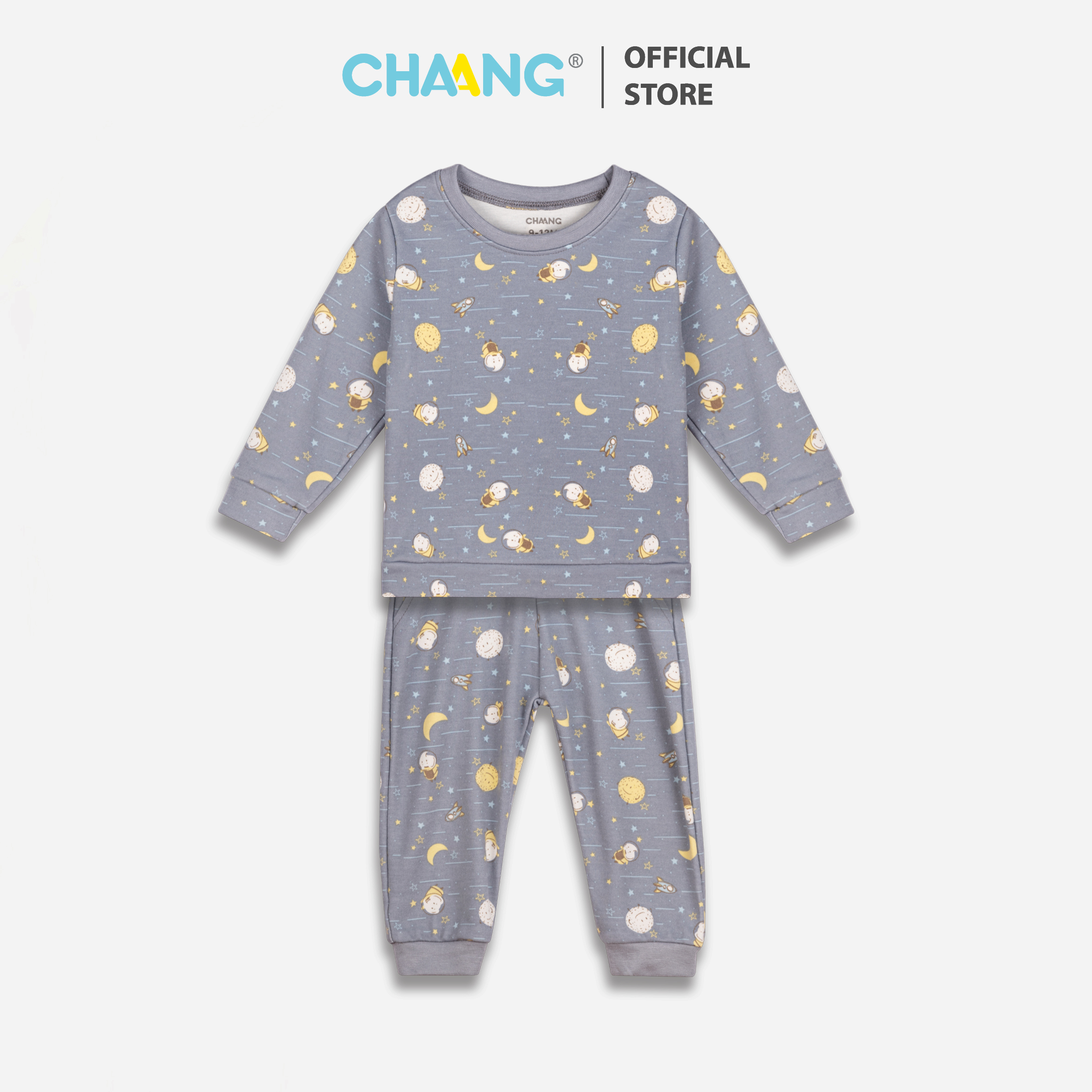 Bộ quần áo dài cho bé trai Cosmos voi CHAANG Chaang