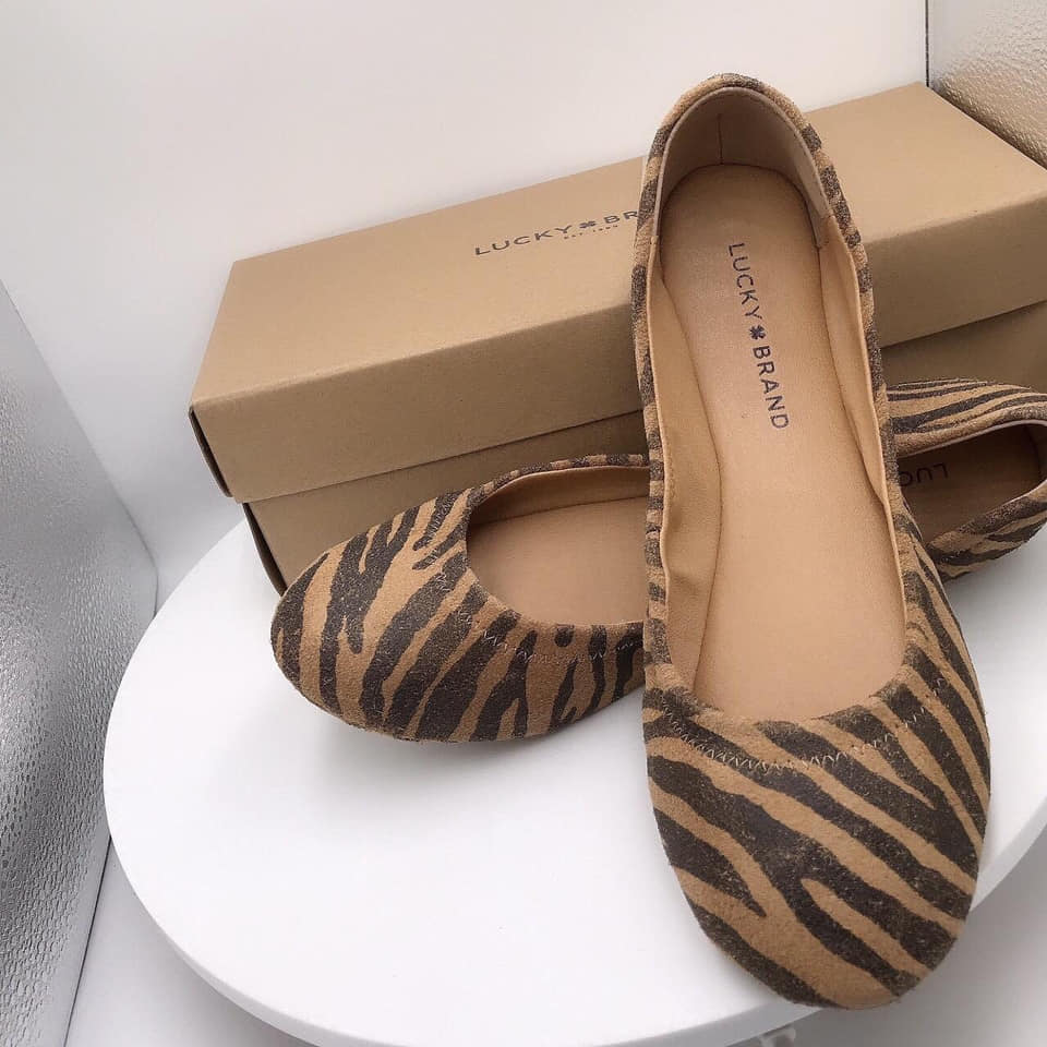 Giày bệt lucky brand, full box, authenic