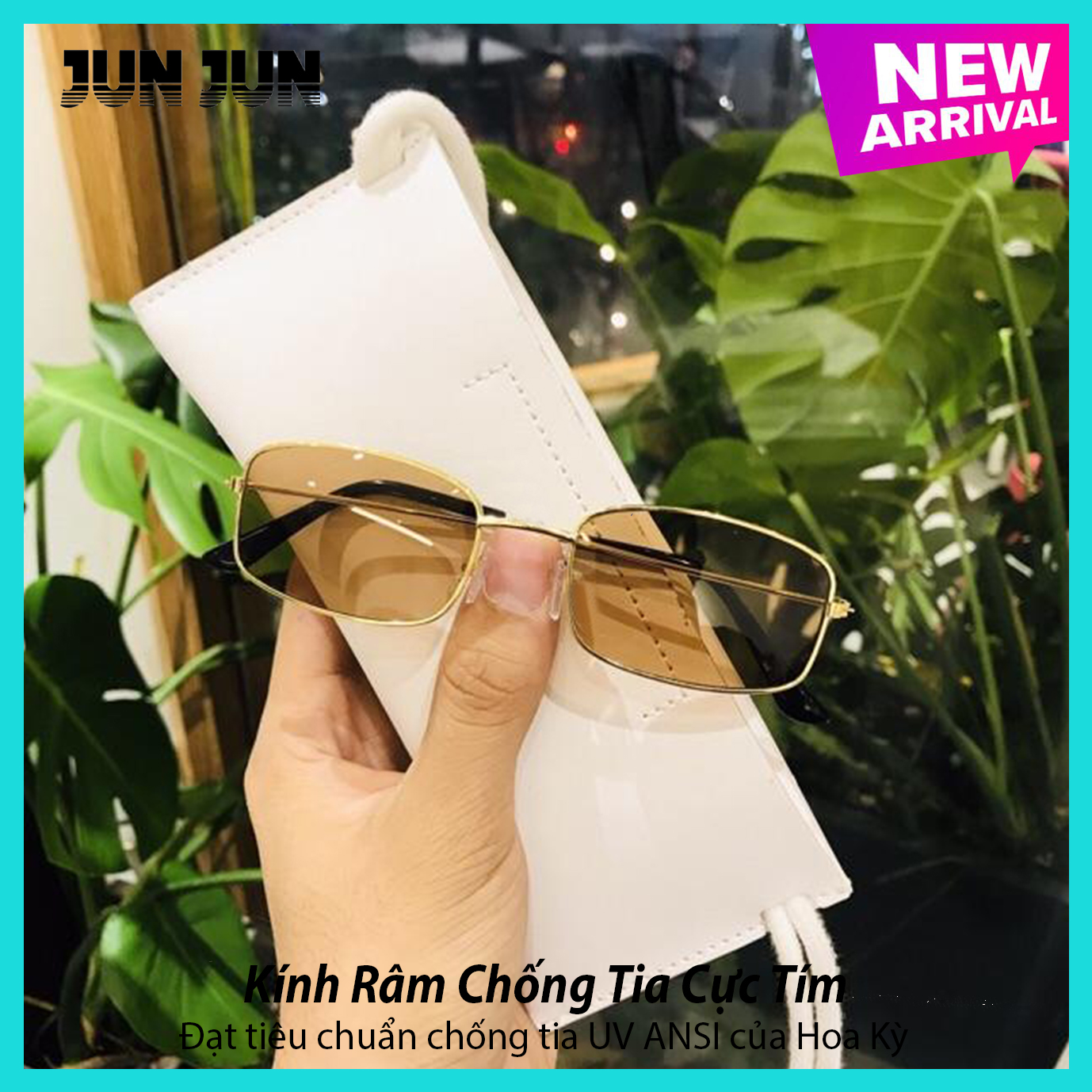 Kính mát nữ dáng bát giác siêu sang chảnh đẳng cấp- Mắt kính nữ cao cấp siêu phẩm dành cho giới trẻ HOT206NEW