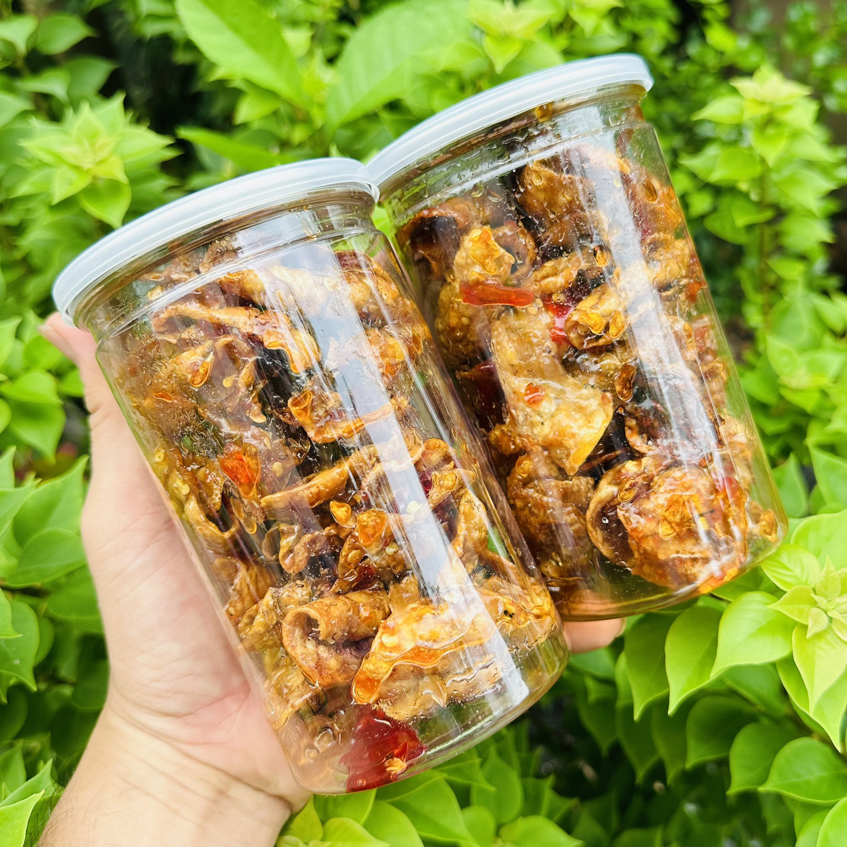 Mực rim me - sa tế lon 300g - đặc sản nha trang