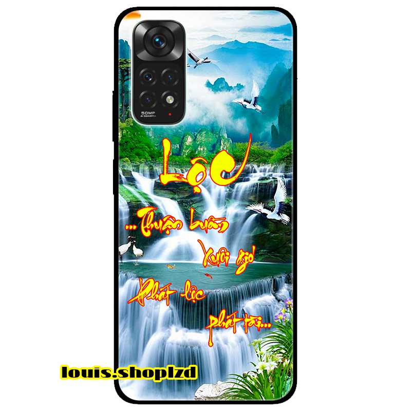 Ốp lưng dành cho xiaomi redmi note 11 4g mẫu thư pháp lộc