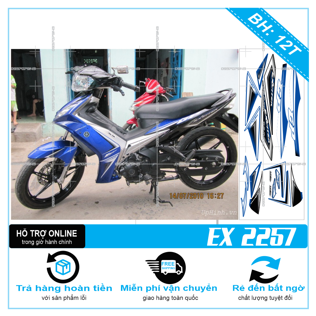 Exciter 2010 xanh GP mạnh mẽ và cứng cáp  2banhvn