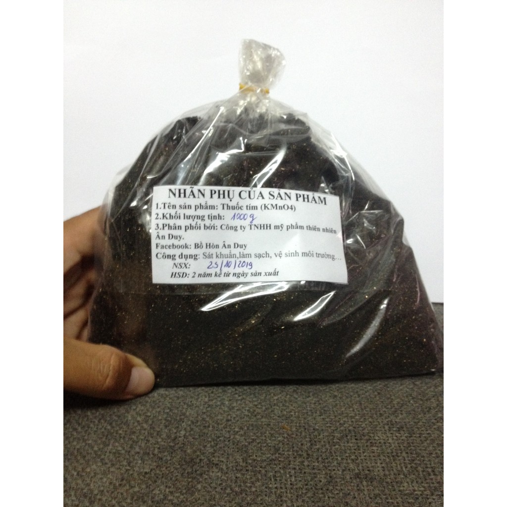 Bột tím kmno4 1000g